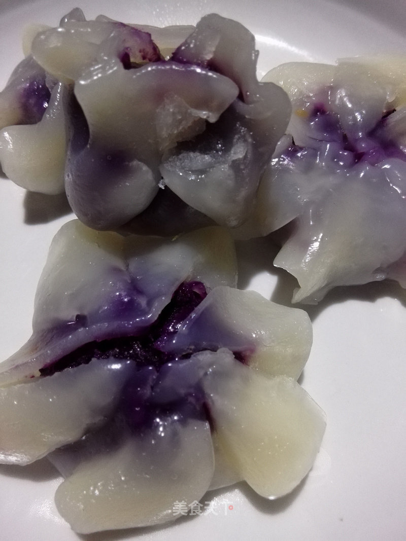 Purple Sweet Potato Crystal Bag recipe