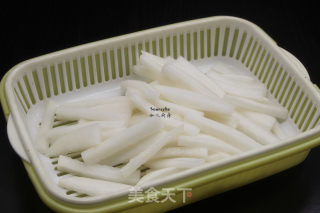 Sweet and Sour Radish Sticks recipe