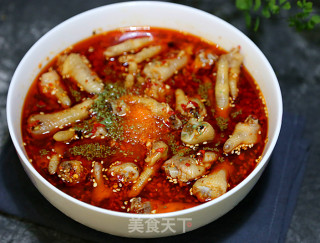 Chicken Feet Mixed with Garlic recipe