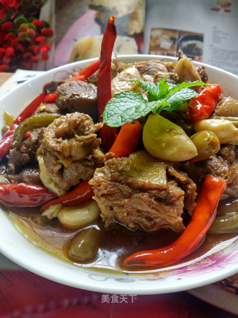 Braised Hot and Sour Duck recipe