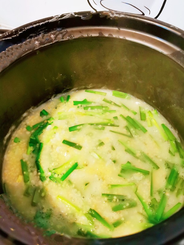 Shrimp and Leek Multigrain Congee recipe