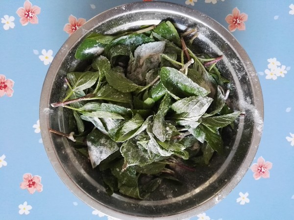 Fried Mint Leaves recipe