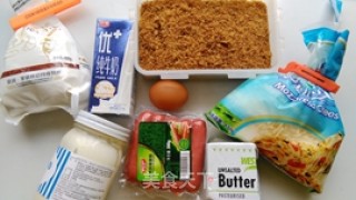 #四session Baking Contest and It's Love to Eat Festival# Pork Floss Sausage Bread recipe