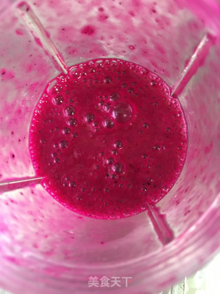 Dragon Fruit Bear Paw Ice Cream recipe