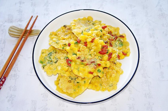 Tender Corn Omelette recipe