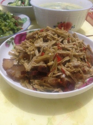 Dried Bamboo Shoots Bacon recipe