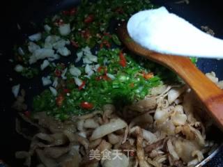 Green and Red Chili Fried Oil Residue recipe