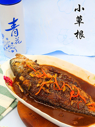 Braised Large Yellow Croaker in Soy Sauce