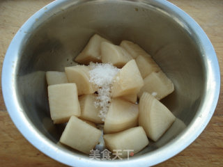 Sweet and Sour Crispy Radish recipe