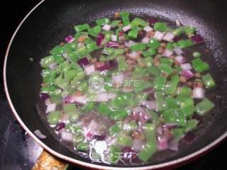Blue Beans, Onions and Corn Chop recipe