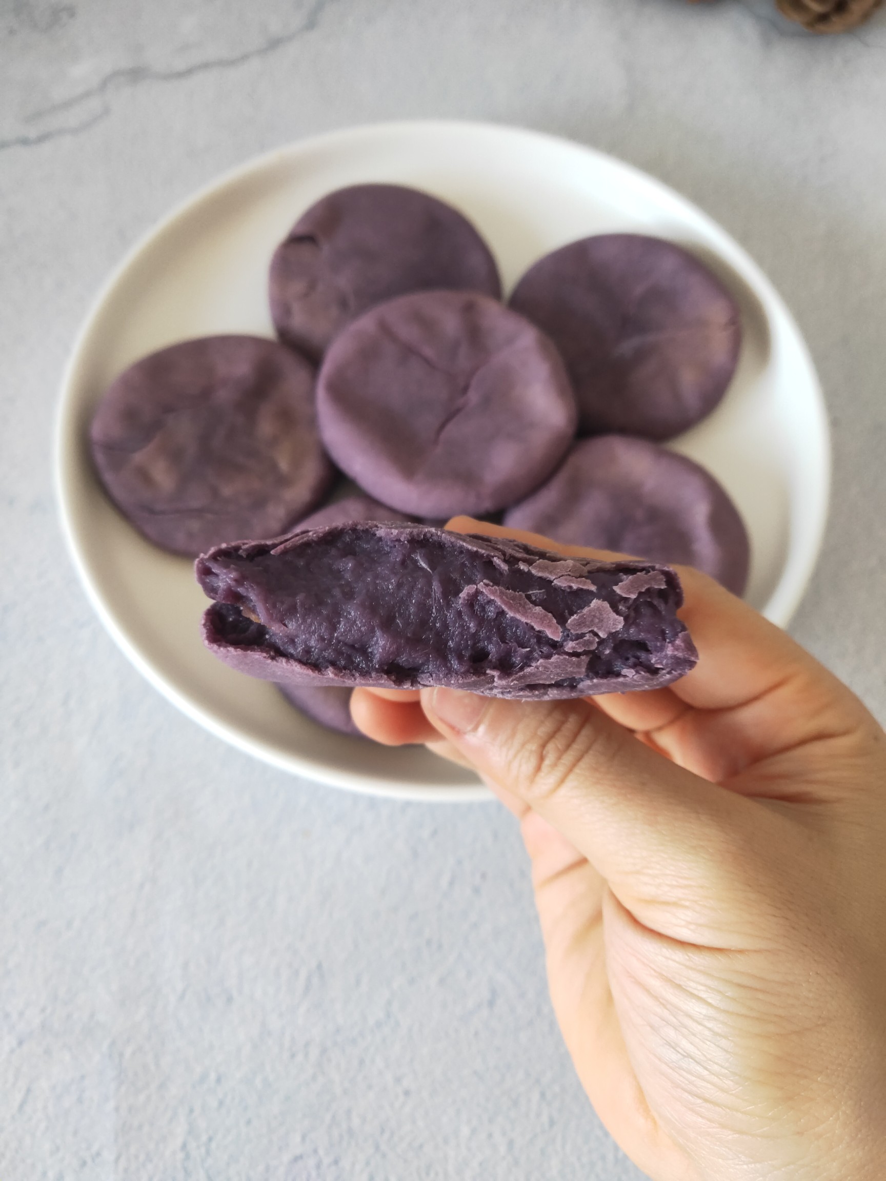 Purple Potato Cake recipe