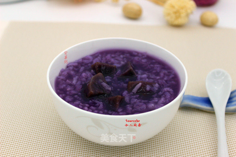 Purple Potato Congee recipe