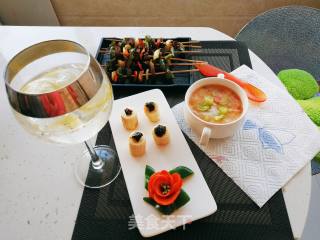 Five-color Vegetable Beef Skewers recipe