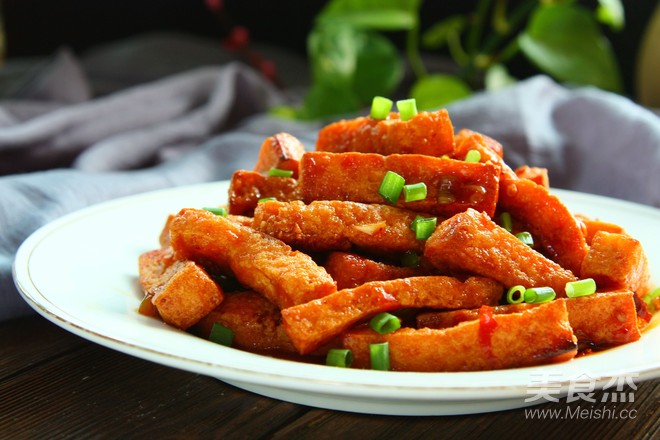 Fish-flavored Crispy Tofu recipe