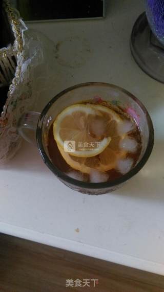 Frozen Lemon Sliced Iced Black Tea recipe