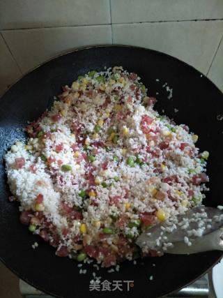 Glutinous Rice with Salted Egg recipe