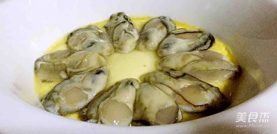 Oyster Steamed Custard recipe