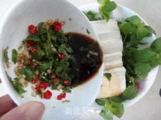 One Bite Down and Full of Fragrant Teeth-mint Mixed Tofu recipe