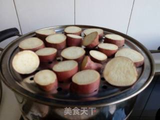 Cheese Heart Sweet Potato Balls recipe