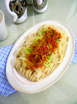 Noodles with Wild Pepper Beef Sauce recipe