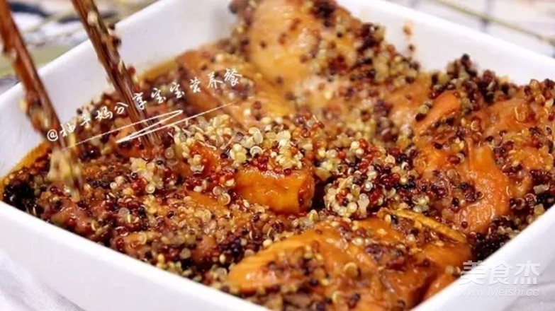 Quinoa Steamed Chicken Wings recipe