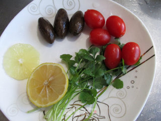 Tomato Olive Seabass Salad recipe