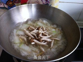 Crab Mushroom, Shrimp Skin and Winter Melon Soup recipe