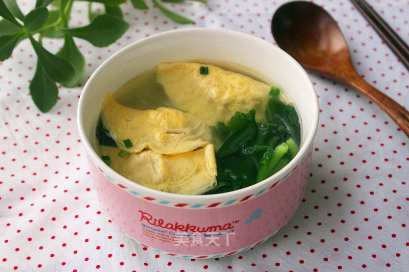 Vermicelli Soup with Vegetables and Egg Dumplings recipe