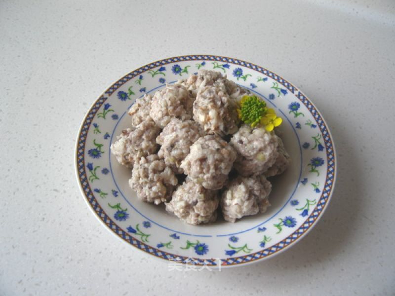 Original Home Handmade Shiitake Mushroom Meatballs recipe