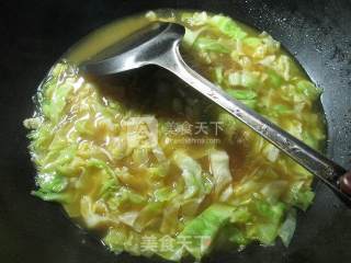 Curry Cabbage Vermicelli Soup recipe