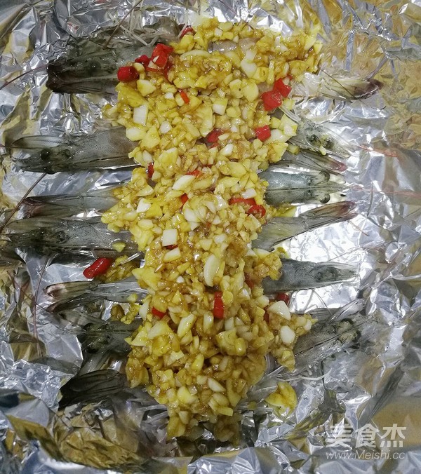 Garlic Vermicelli Open Back Shrimp recipe