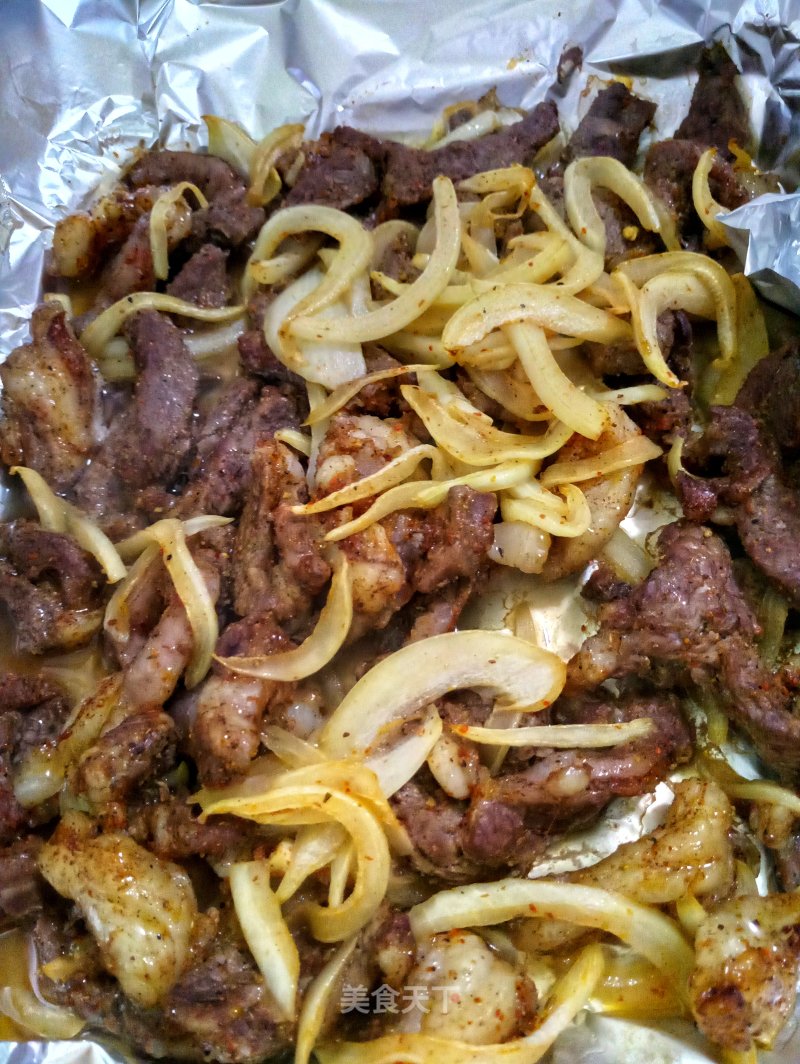 Spicy Roast Lamb Strips recipe