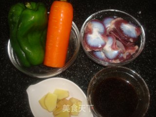 Stir-fried Chicken Gizzards with Green Peppers recipe