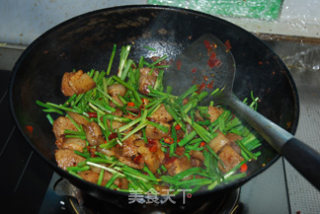 Twice Cooked Pork with Garlic Sprouts recipe