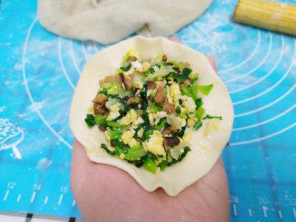 Steamed Buns with Mushrooms and Vegetables recipe