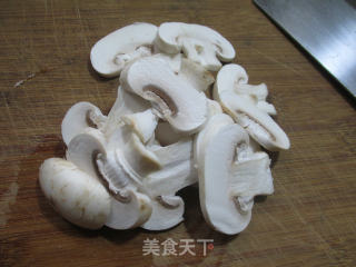 Fried Snow Peas with Mushrooms recipe