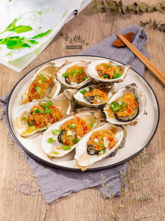 Roasted Oysters with Garlic Sauce recipe