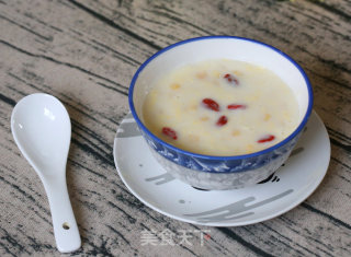 Milk, Egg, Corn Soup recipe