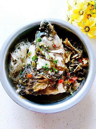 Hot and Sour Fish Head Vermicelli Pot