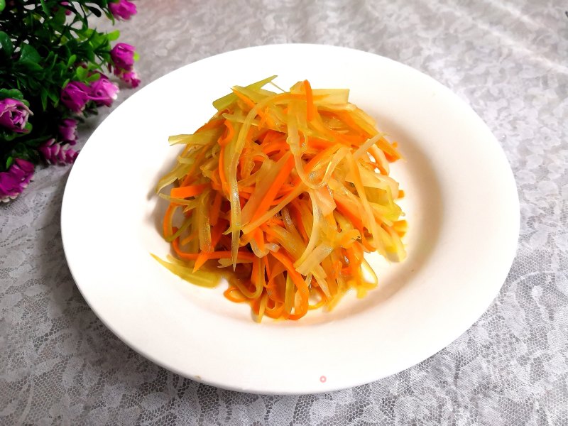 Celery and Carrot Shreds recipe