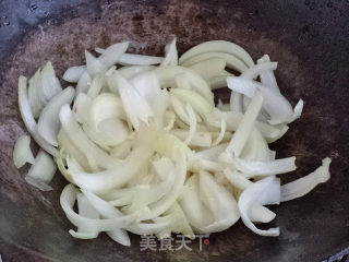 Stir-fried Rapeseed with Onions recipe