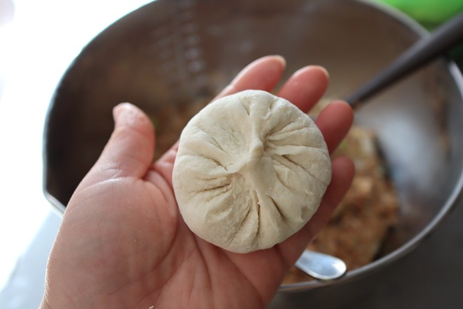 Steamed Buns with Pleurotus Eryngii Sauce recipe