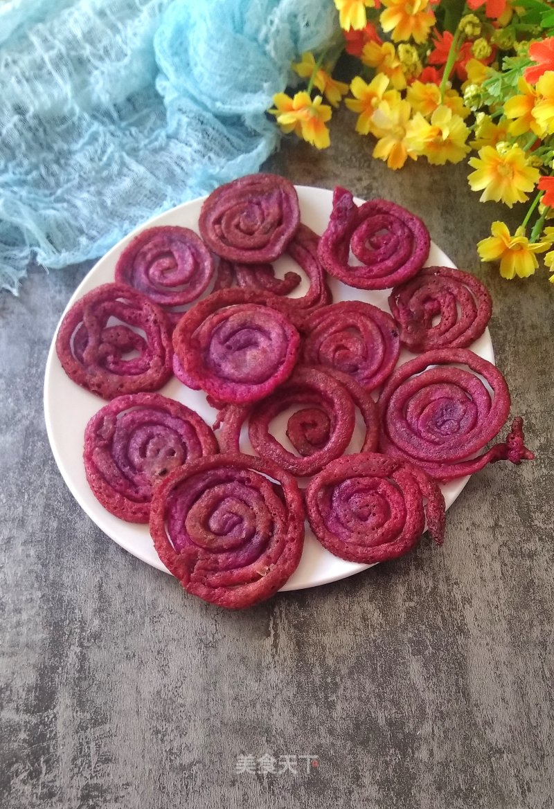 Purple Sweet Potato Twisted French Fries recipe