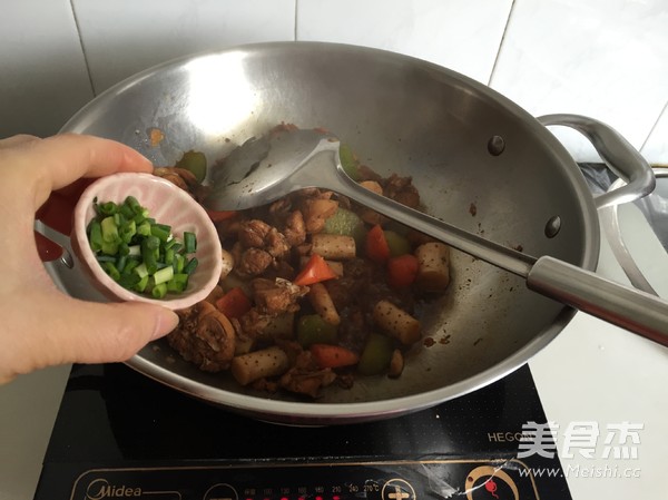 Roasted Rabbit Meat with Seasonal Vegetables recipe