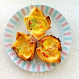 Vegetable Cheese Toast Cup recipe