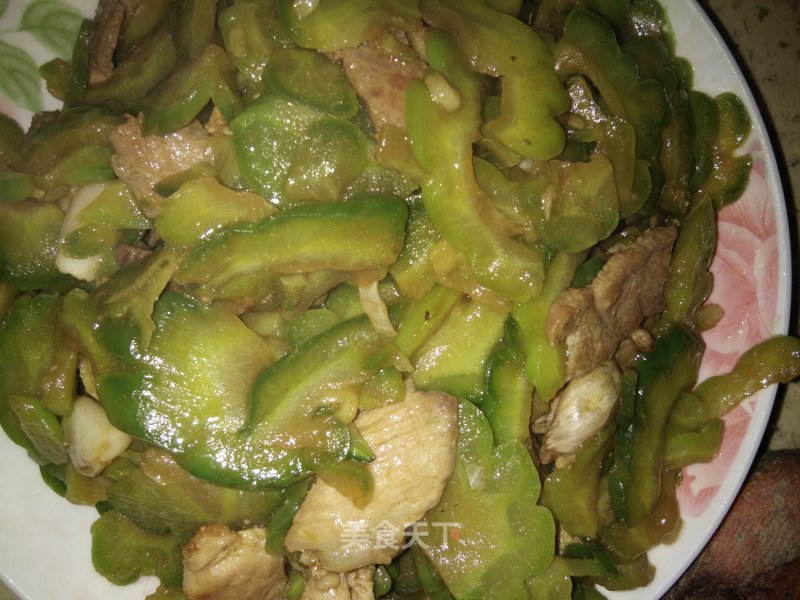 Bitter Gourd Fried Pork recipe