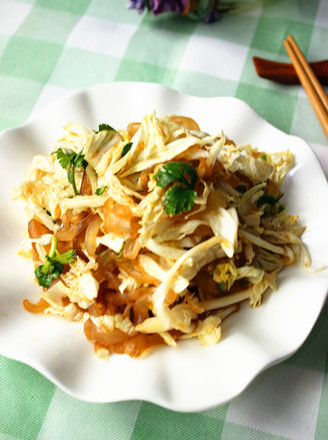 Jellyfish Mixed with Cabbage recipe