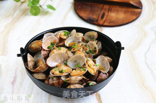 #trust之美#spicy Fried Flower Clams recipe