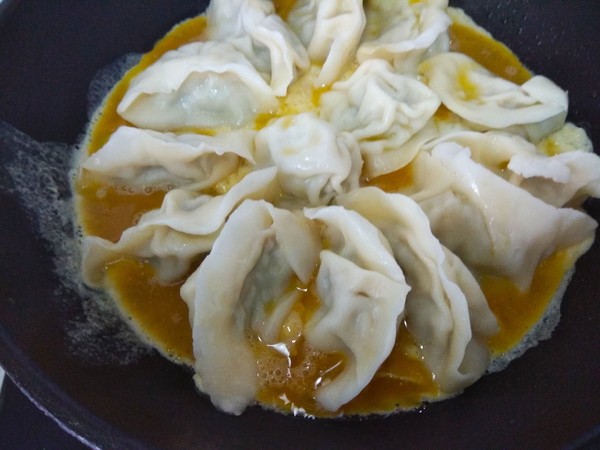 Egg Fried Dumplings recipe