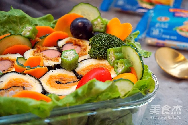 Sweet Potato Toast Roll Bento recipe